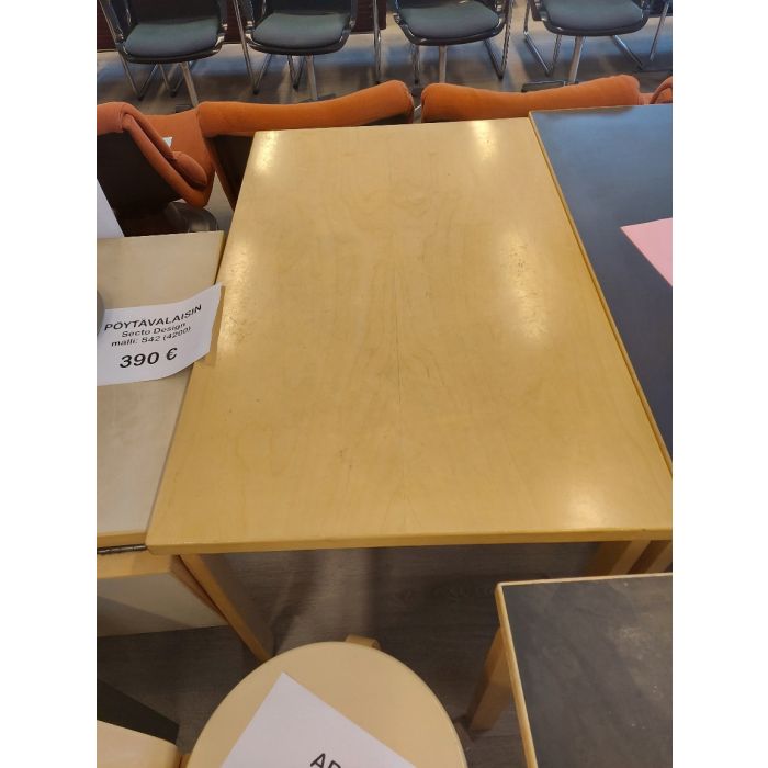 Artek pöytä 81 B, koko 120x75x71 cm, koivu