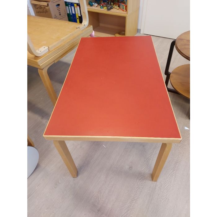 Artek pöytä 80B punainen (1)