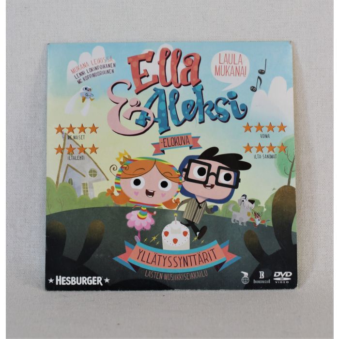 DVD Ella ja Aleksi Yllätyssynttärit