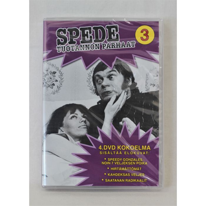 DVD Spede tuotannon parhaat 3 - 4-levyn paketti