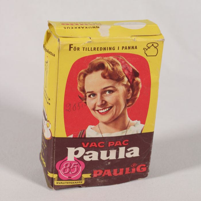 Paulig kahvipaketti 1950-luku