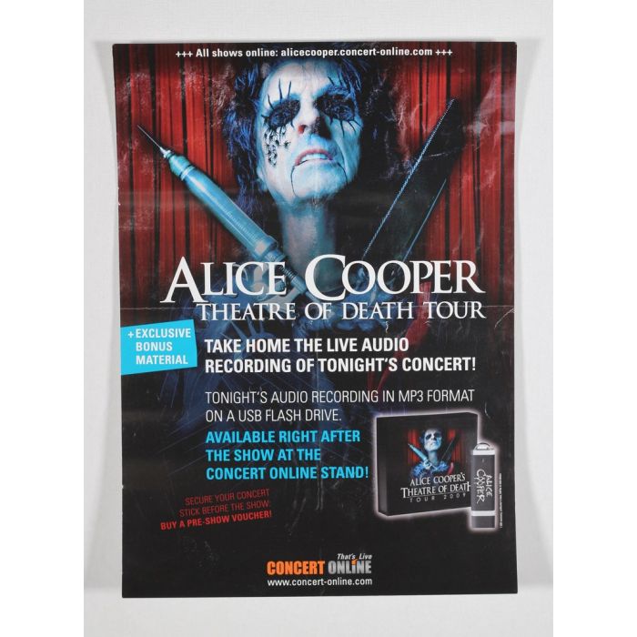 JULISTE / FLYER Alice Cooper - Theatre Of Death Tour