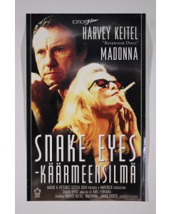 JULISTE Snake Eyes - käärmeensilmä (Harvey Keitel, Madonna)